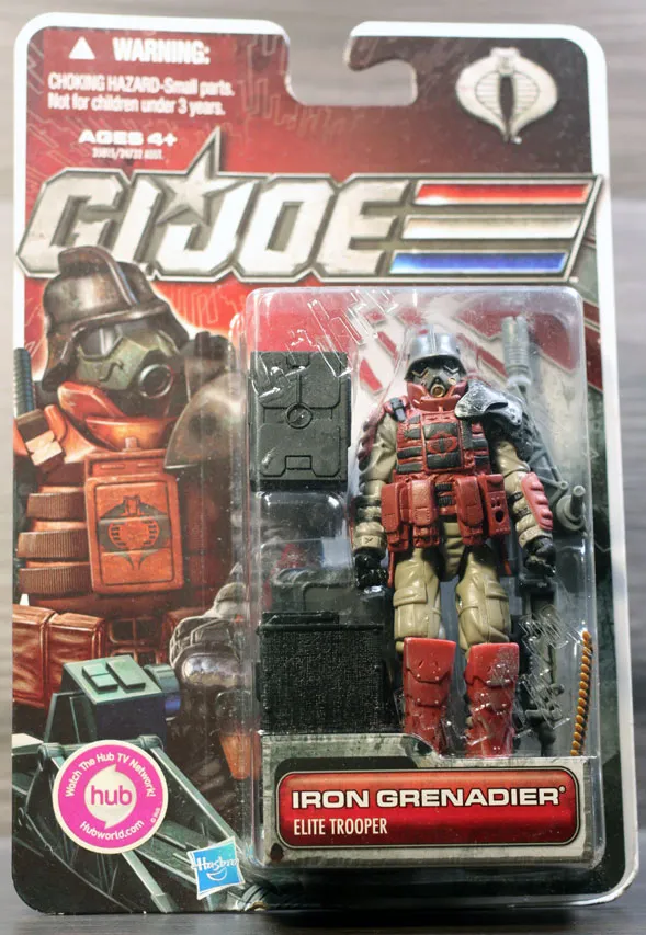 Iron Grenadier Elite Trooper GI Joe 30th Anniversary MOC