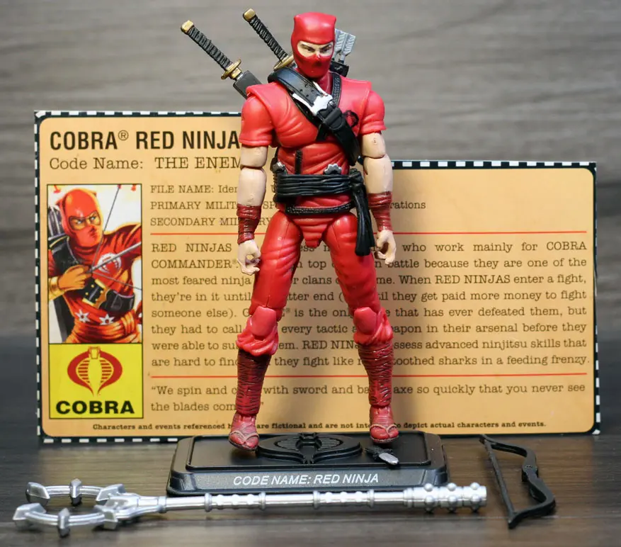 Cobra Red Ninja GI Joe 25th Anniversary (Loose)