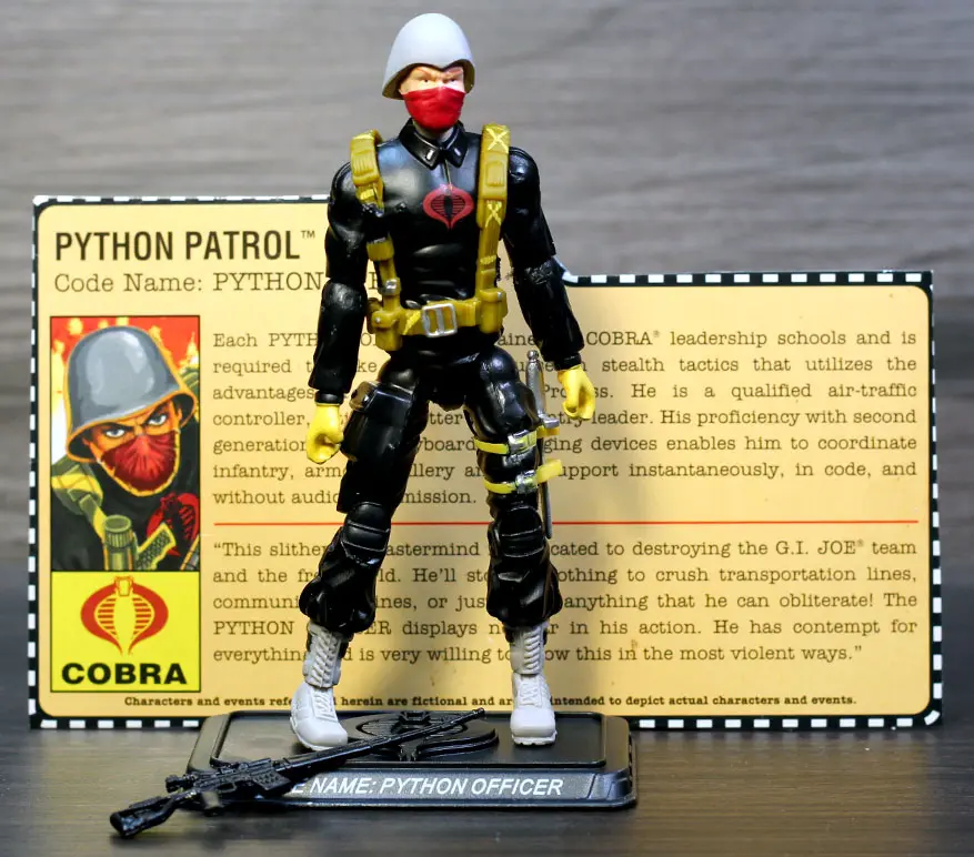 Python Patrol Officer GI Joe 25th Anniversary (Loose)