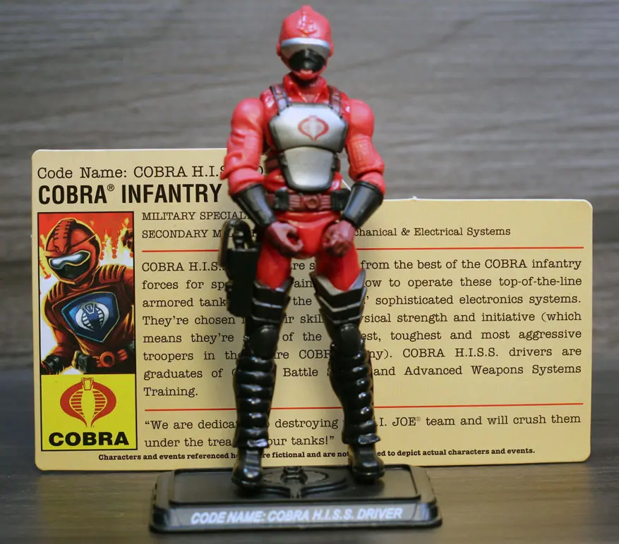 Cobra Hiss Driver GI Joe 25th Anniversary (Loose)