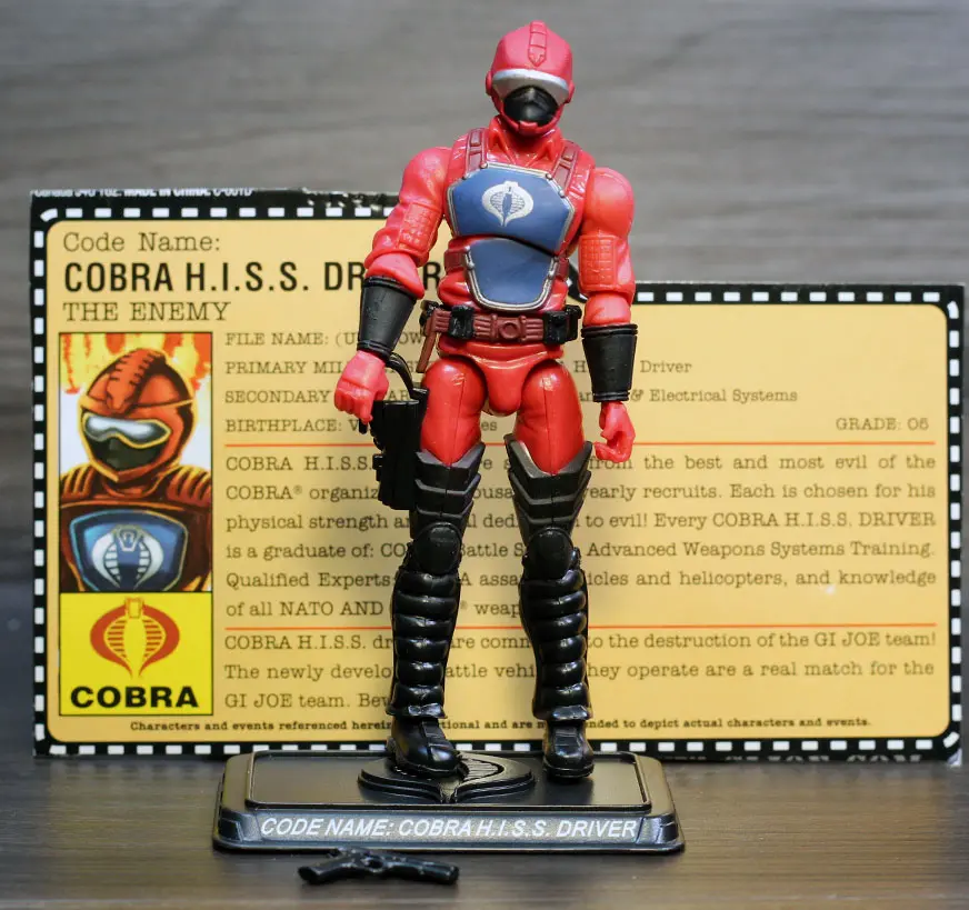 Cobra Hiss Driver GI Joe 25th Anniversary (Loose)