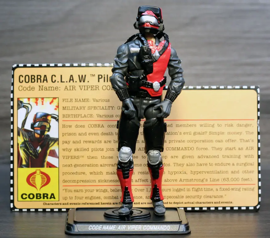 Cobra Air Viper Commando GI Joe 25th Anniversary (Loose)
