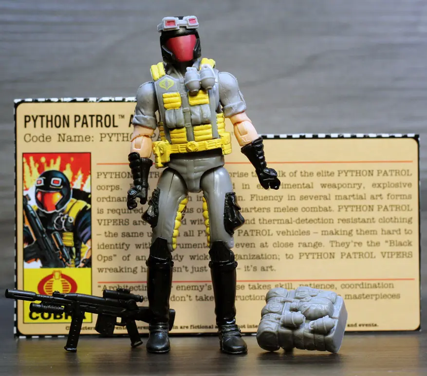 Python Patrol Viper GI Joe 25th Anniversary (Loose)