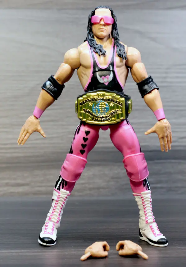 Bret "Hitman" Hart Elite Series 94 Pink Tights Variant (Loose) 