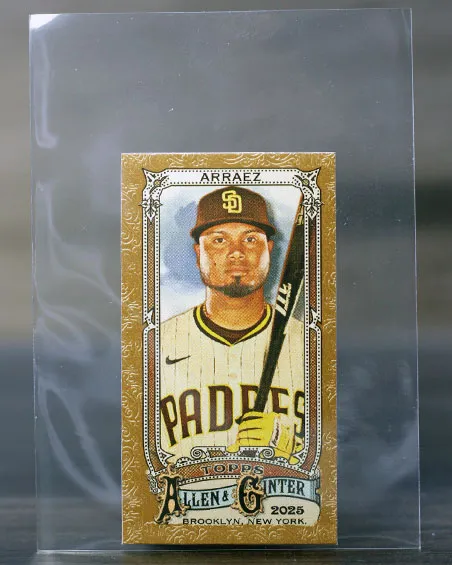 Luis Arraez 2025 Topps Allen & Ginter Gold Mini
