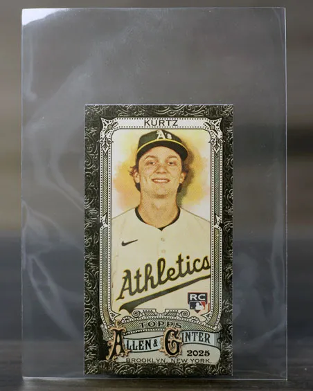 Nick Kurtz 2025 Topps Allen & Ginter Black Mini