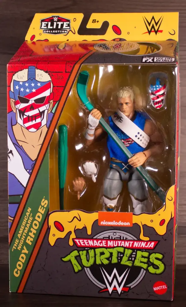 Cody Rhodes WWE x Teenage Mutant Ninja Turtles Elite Collections (Sealed)
