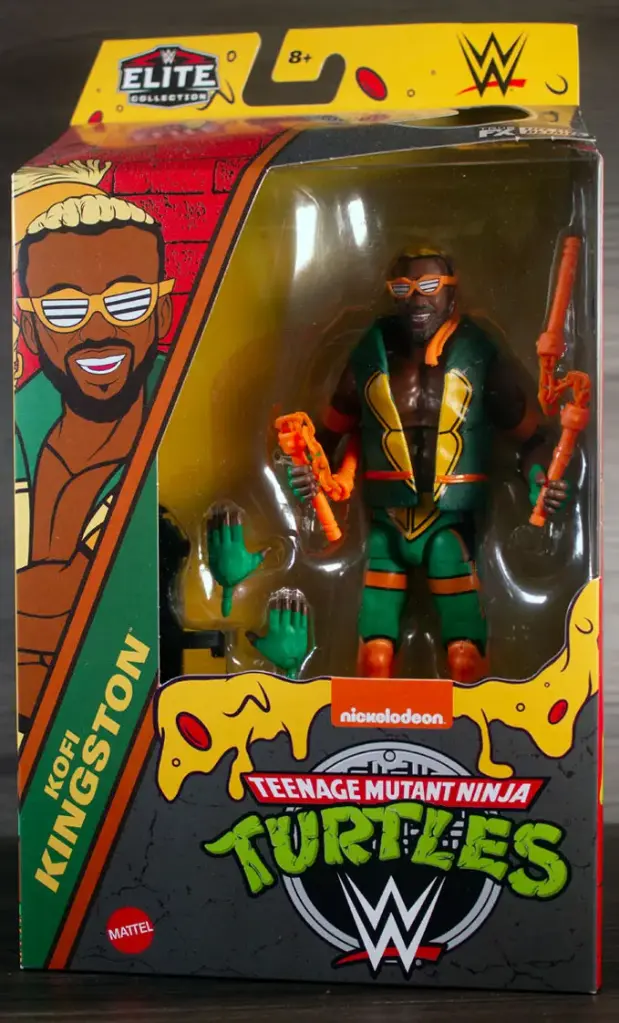 Kofi Kingston WWE x Teenage Mutant Ninja Turtles Elite Collection (Sealed)