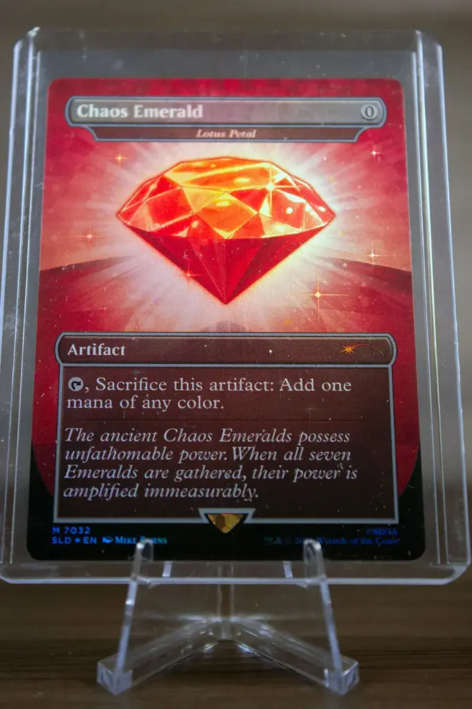 Chaos Emerald Red "Lotus Petal" (FOIL) Secret Lair #7032