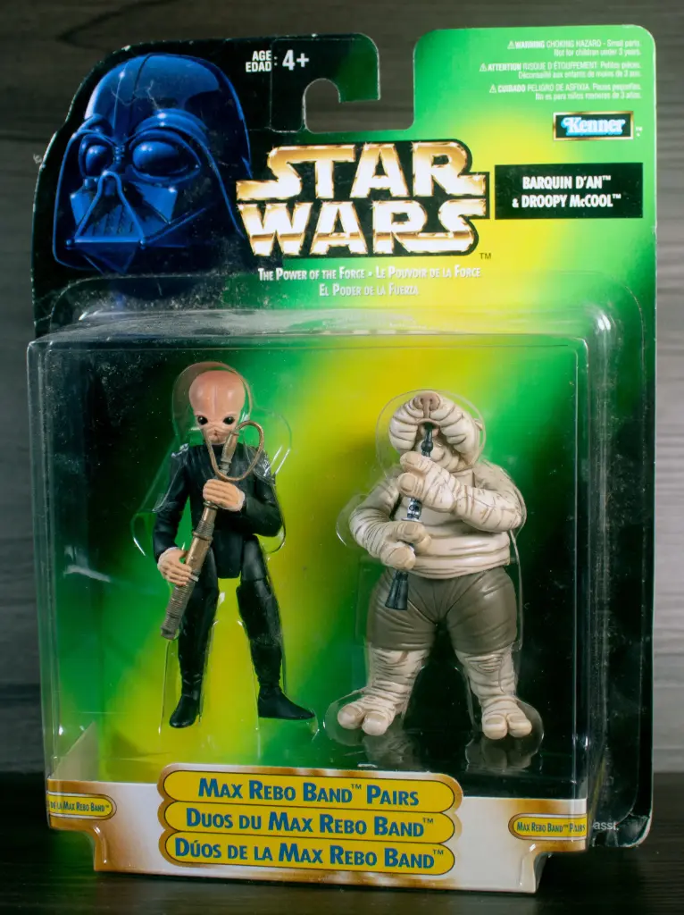 Barquin D'An and Droopy McCool Pack Star Wars Power of the Force 2 (MOC)