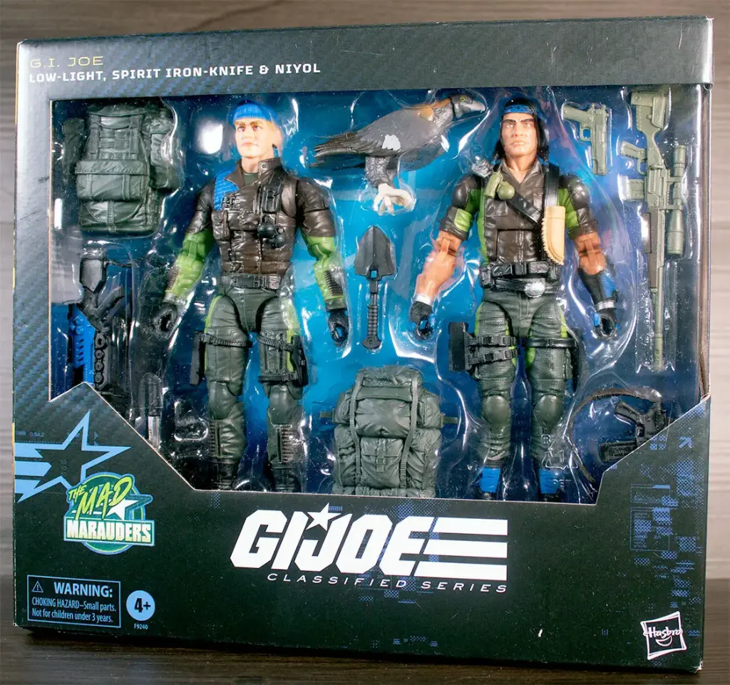 Low-Light and Spirit Iron-Knife & Niyol Mad Marauders #128 (Sealed)