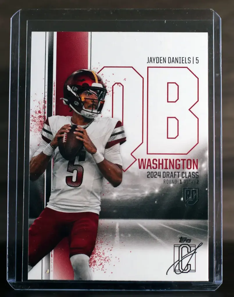 Jaden Daniels 2024 Topps Signature Class RC (BASE)