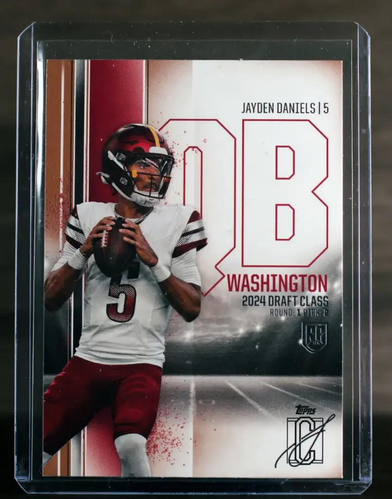 Jaden Daniels 2024 Topps Signature Class RC (BRONZE)