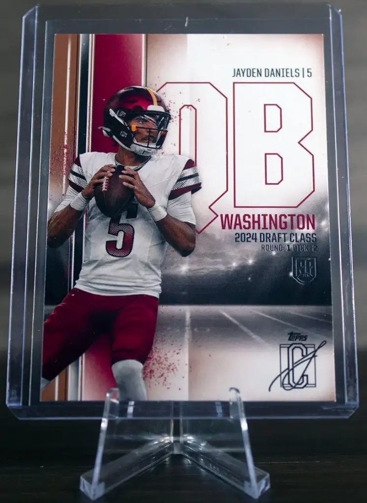 Jaden Daniels 2024 Topps Signature Class RC (BRONZE)