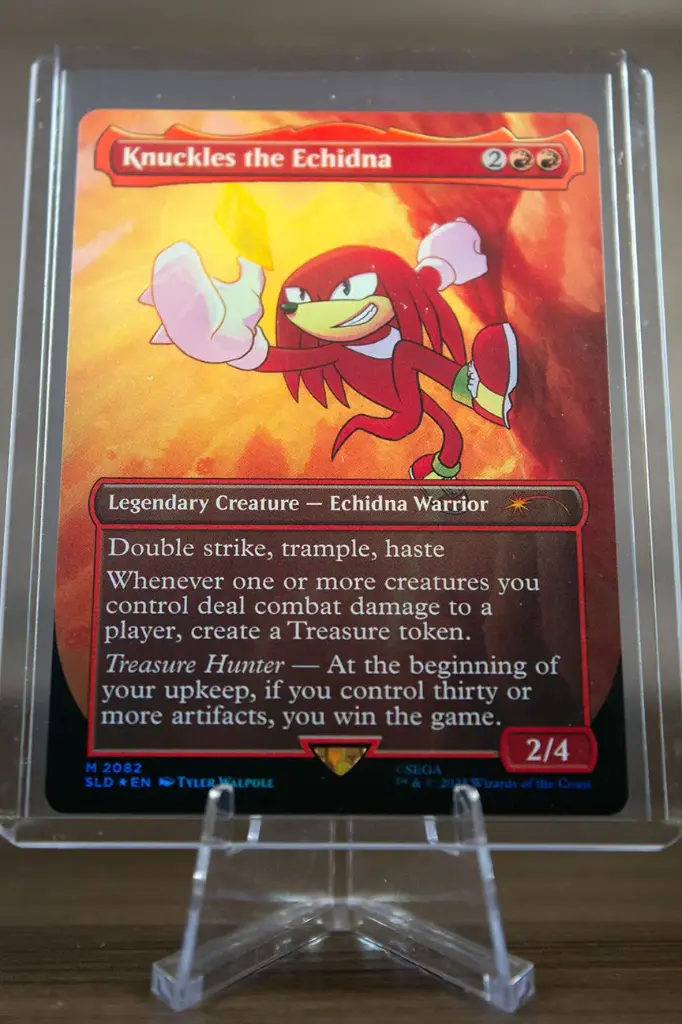 Knuckles the Echidna (Rainbow FOIL) Secret Lair #2082