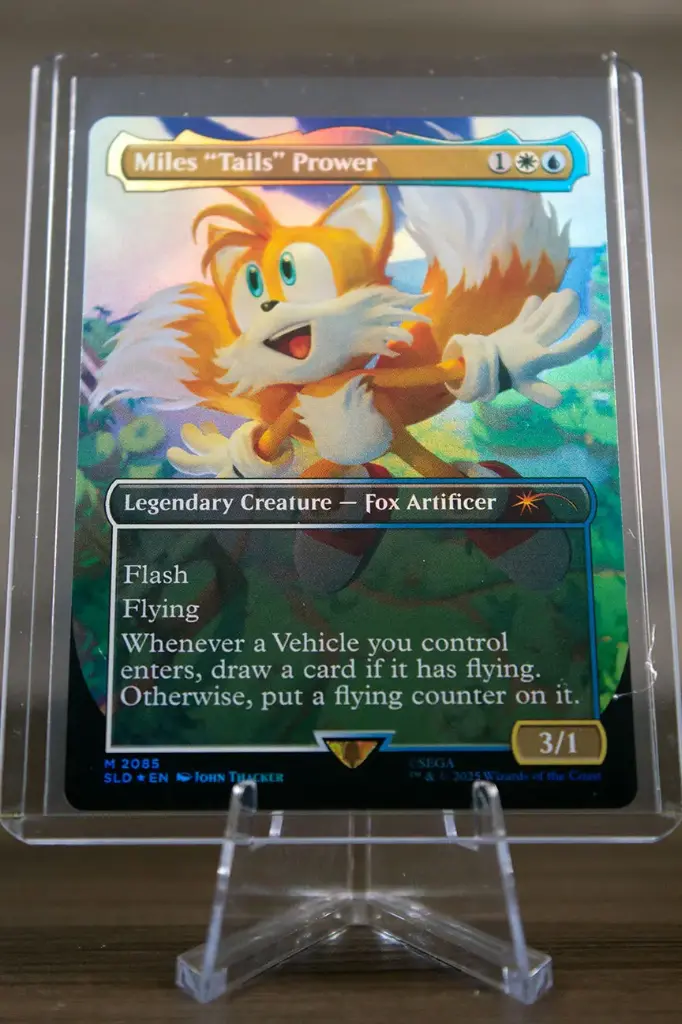 Miles "Tails" Prower (Rainbow FOIL) Secret Lair #2085