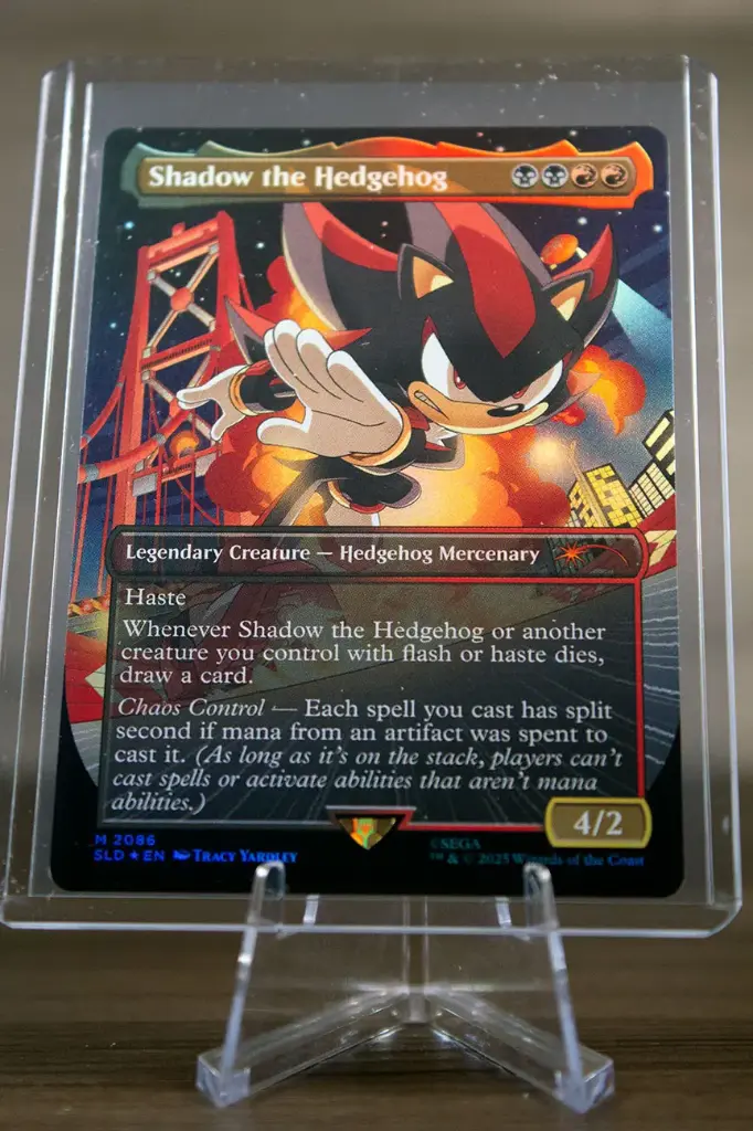 Shadow the Hedgehog (Rainbow FOIL) Secret Lair #2086