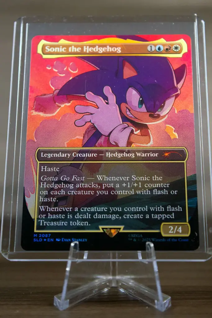 Sonic the Hedgehog (Rainbow FOIL) Secret Lair #2087