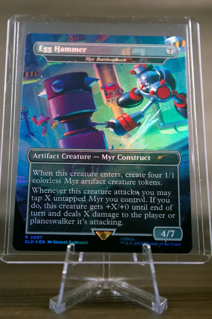 Egg Hammer "Mry Battlesphere" (Rainbow Foil) Secret Lair #2097