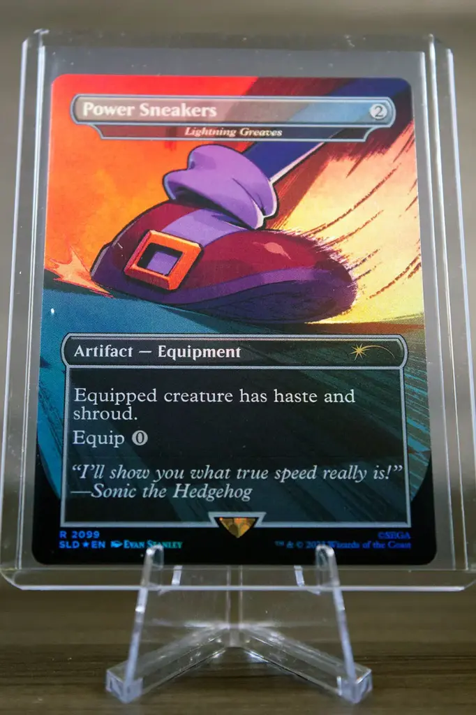 Power Sneakers "Lightning Greaves" (Rainbow Foil) Secret Lair #2099