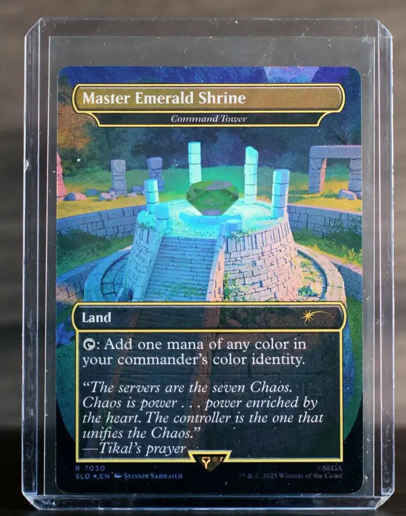 Master Emerald Shrine "Command Tower" (Rainbow Foil) Secret Lair #7030