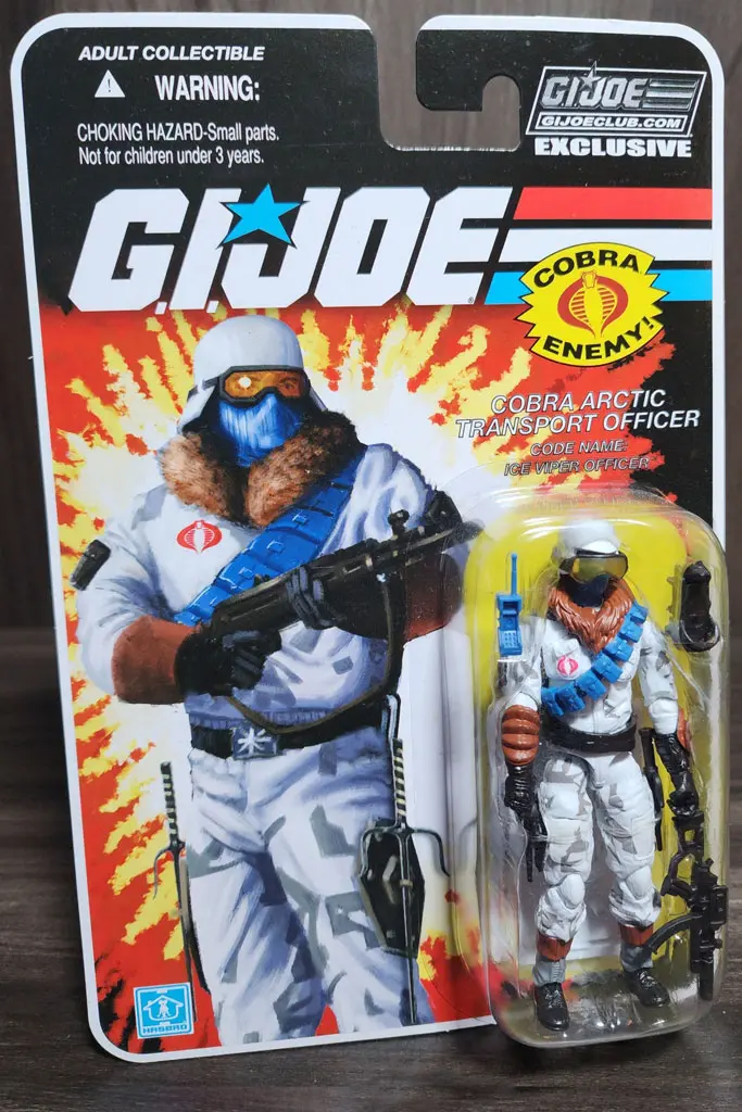 Ice Viper GI Joe Club Exclusive MOC