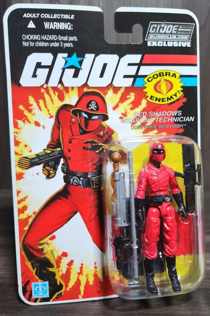 Red Laser GI Joe Club Exclusive MOC
