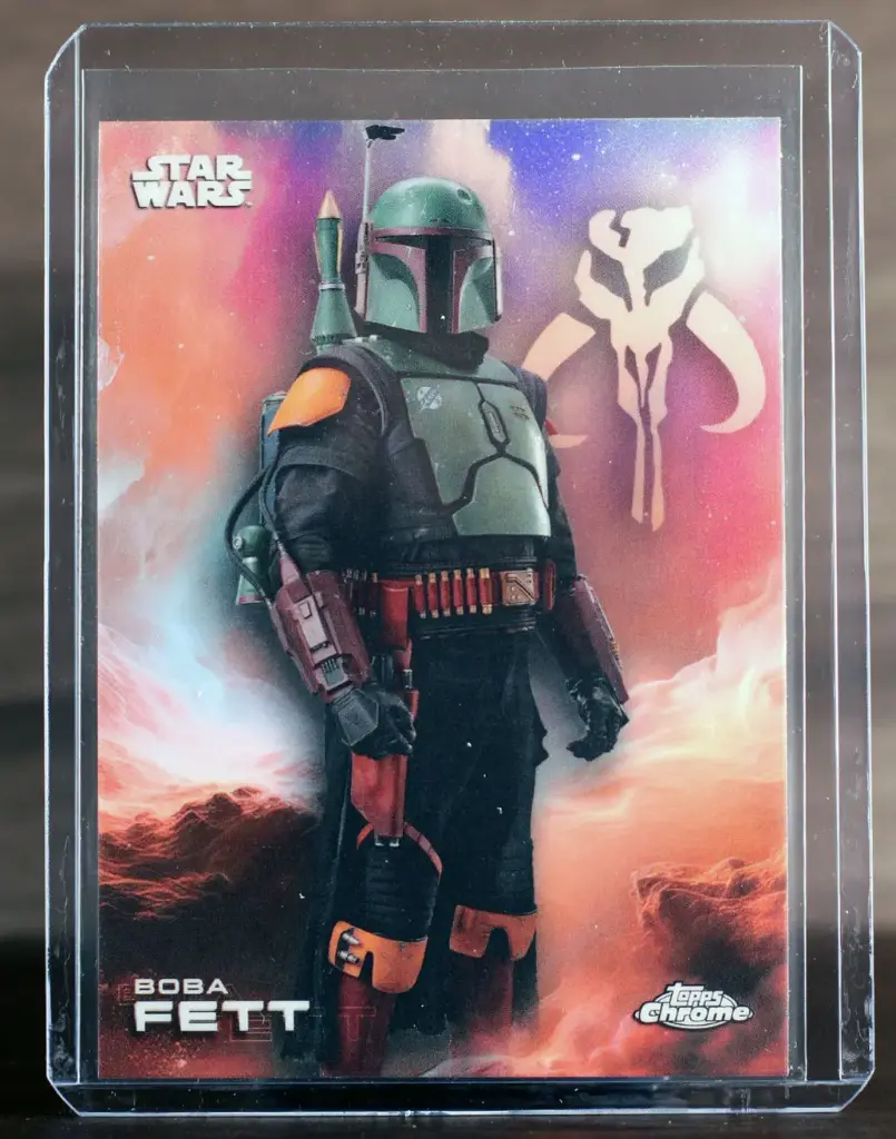 2025 Topps Chrome Boba Fett Refractor