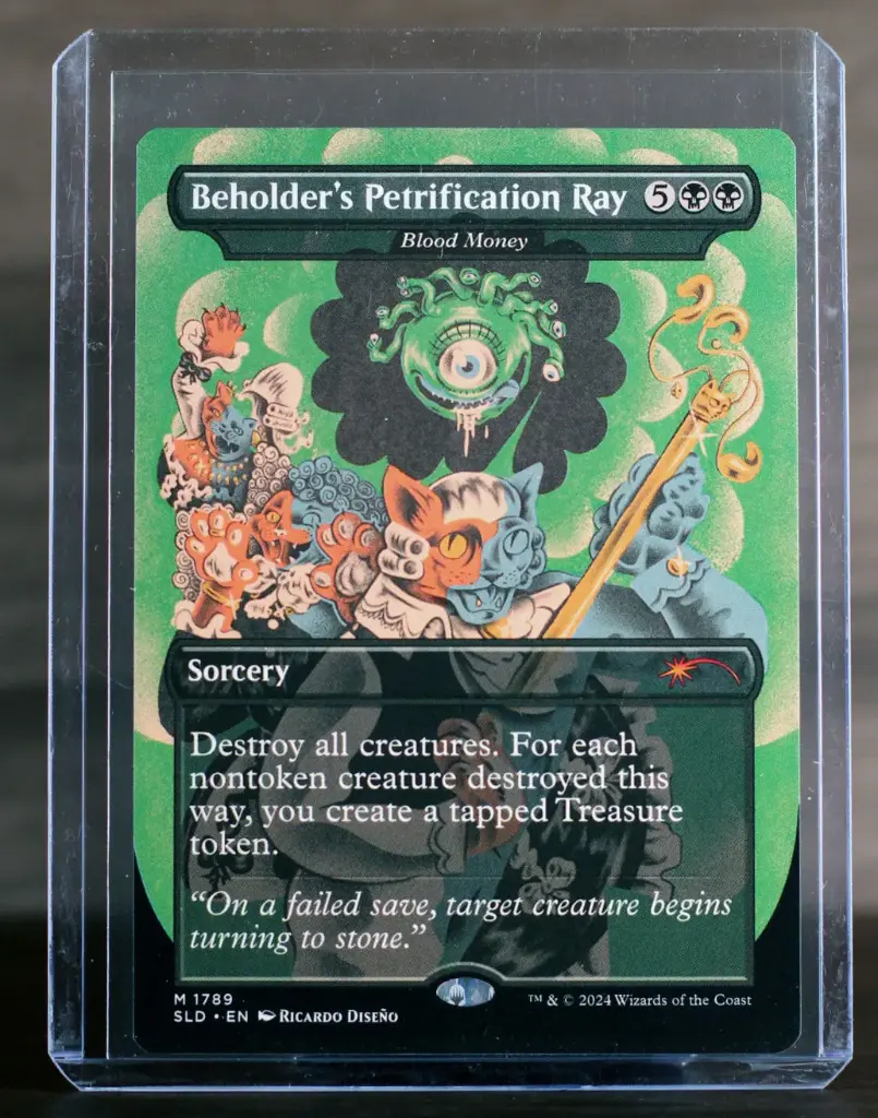 Beholder's Petrification Ray - Blood Money - Secret Lair #1789
