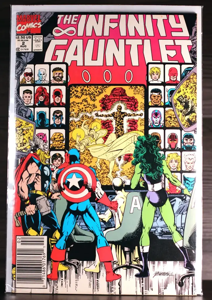 Infinity Gauntlet #2 (1991; Newsstand Edition)
