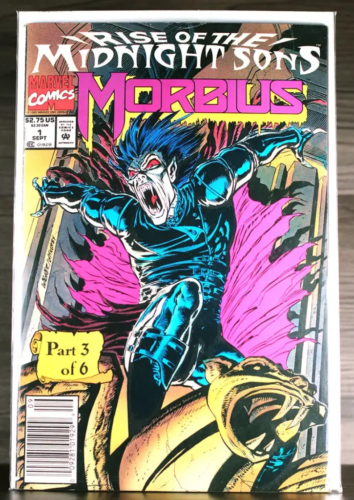 Morbius: The Living Vampire #1 (1992; Newsstand Edition)