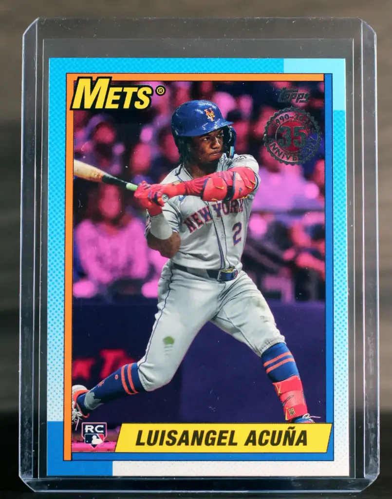 Luisangel Acuna 2025 Topps Series 2 35th Anniversary 1990 Pink Variation