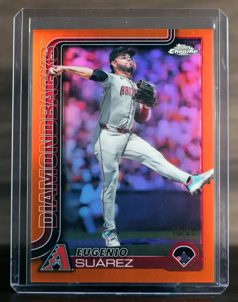 Eugenio Suarez 2025 Topps Chrome Orange #10/25