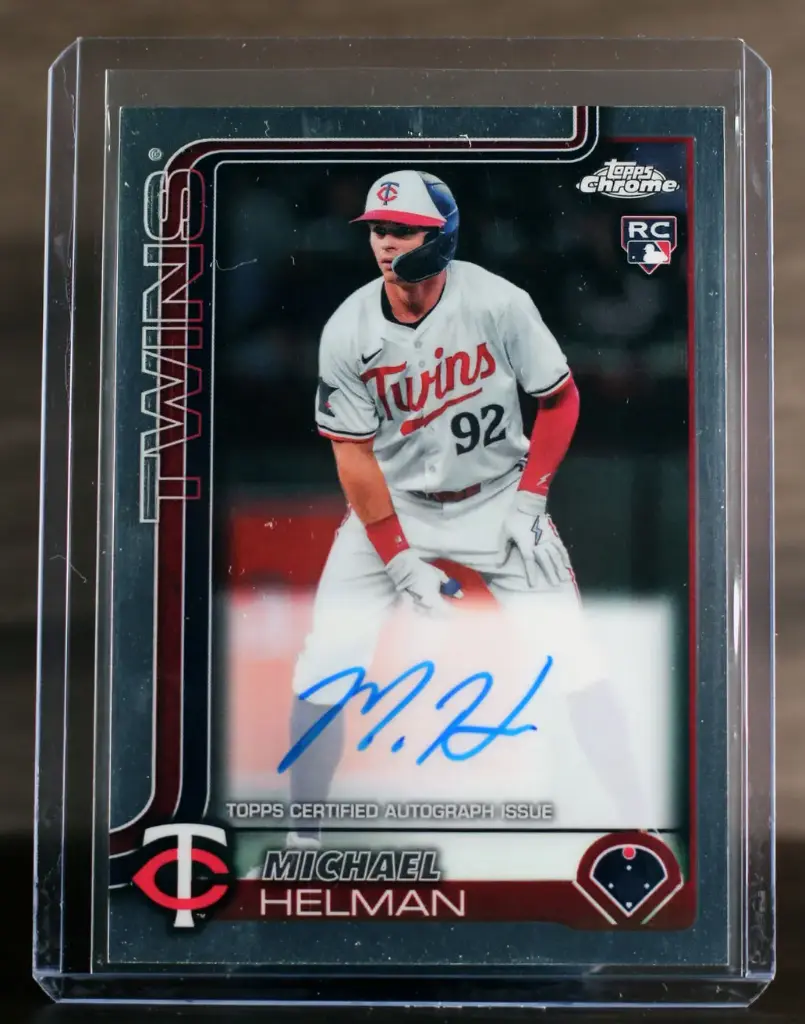 Michael Helman 2025 Topps Chrome Autograph RC