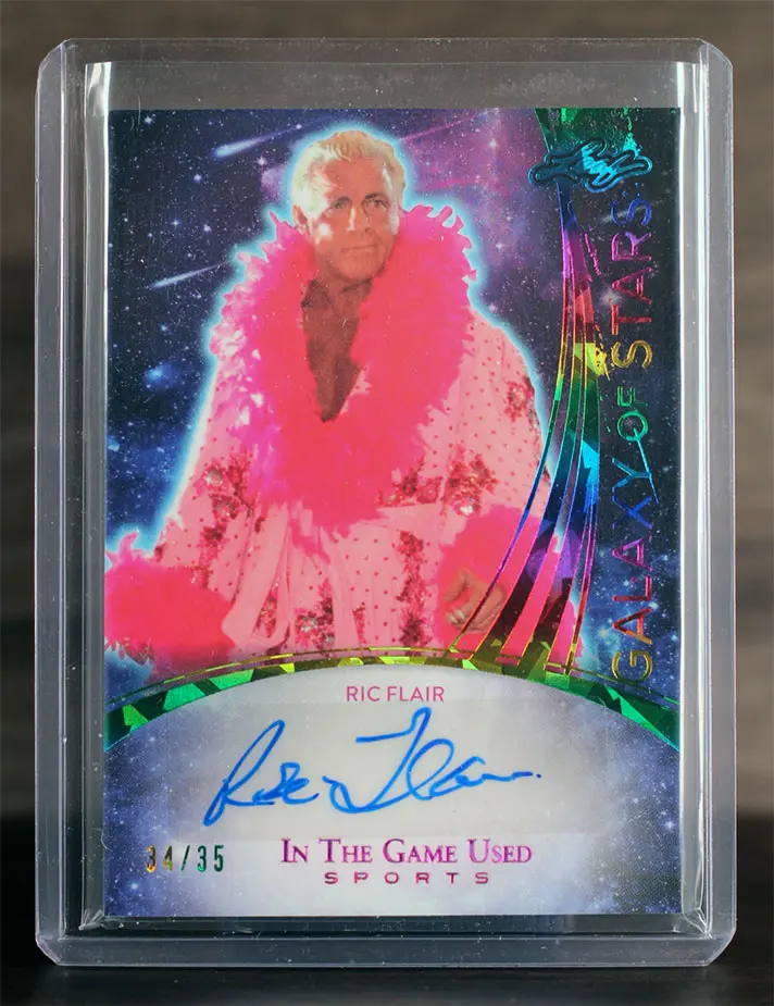 Ric Flair 2024 Leaf in The Game Used Autograph #34/35