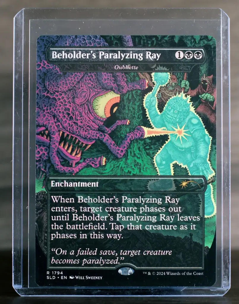 Beholder's Paralyzing Ray - Oubliette - Secret Lair #1794