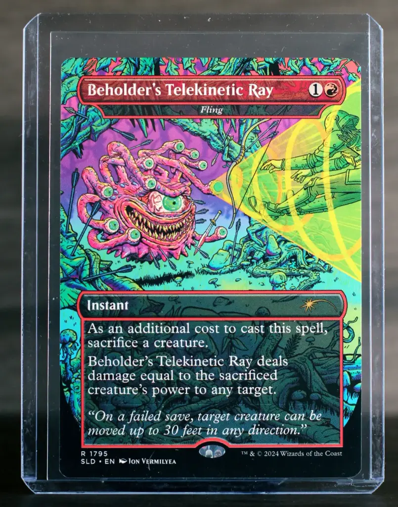 Beholder's Telekinetic Ray - Fling - Secret Lair #1795