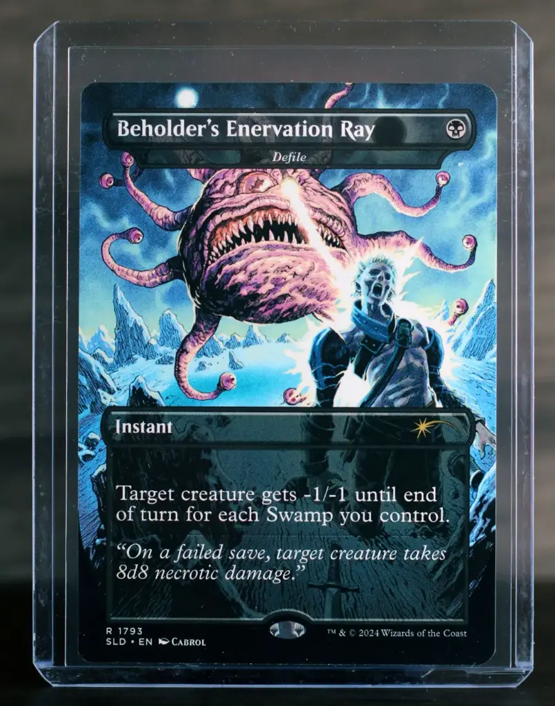 Beholder's Enervation Ray - Defile - Secret Lair #1793