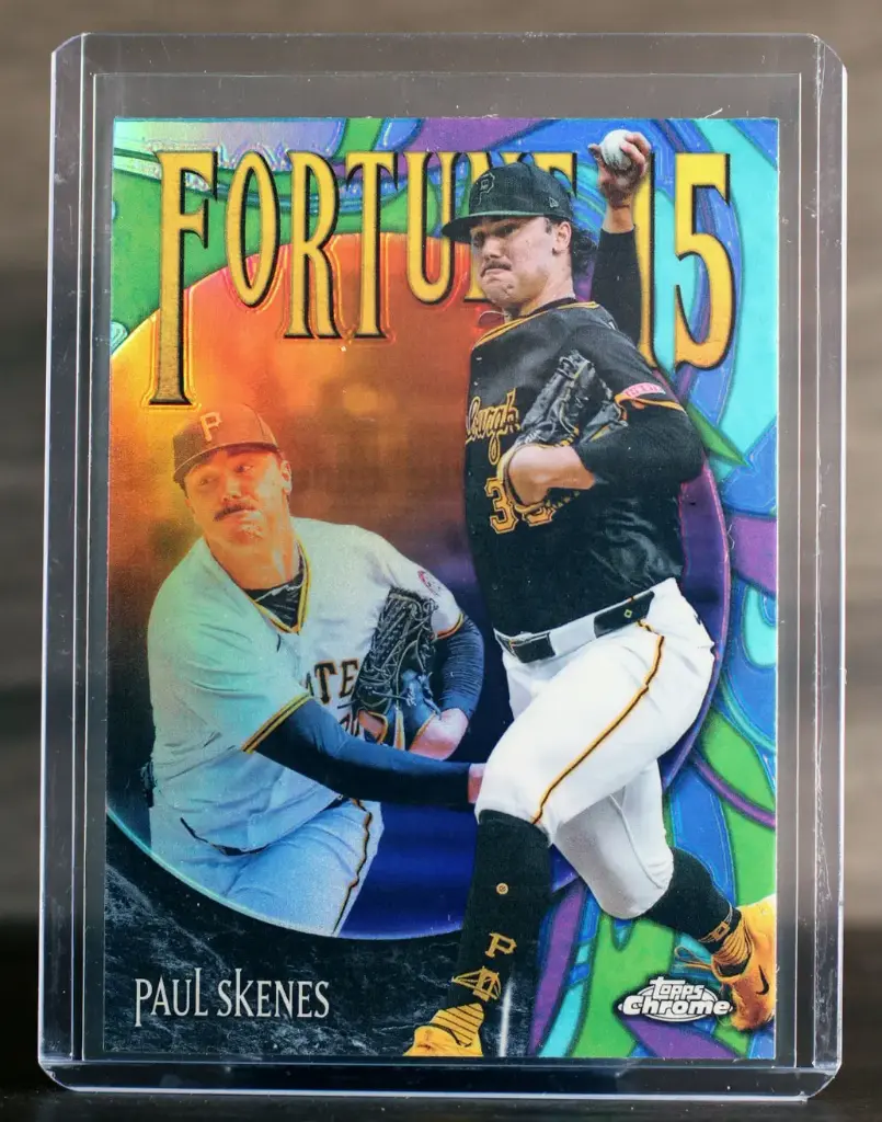 Paul Skenes 2025 Topps Chrome Fortune 15
