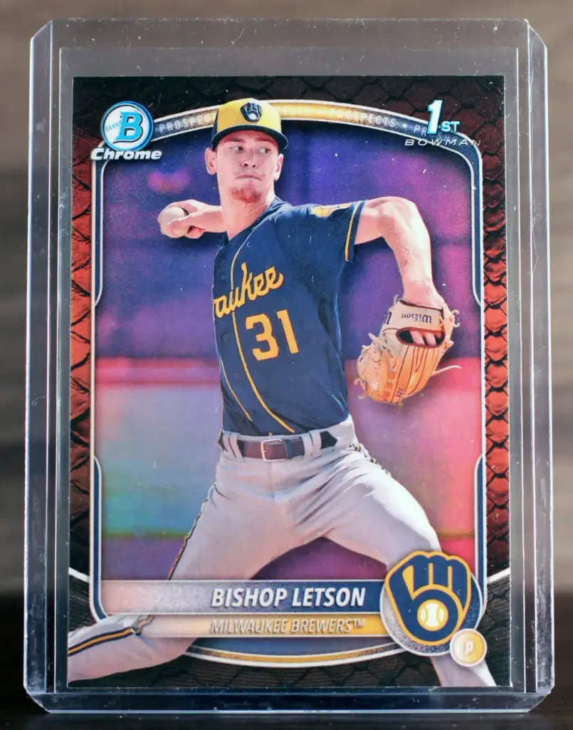 Bishop Letson 2025 Bowman Chrome Prospects (Reptile)