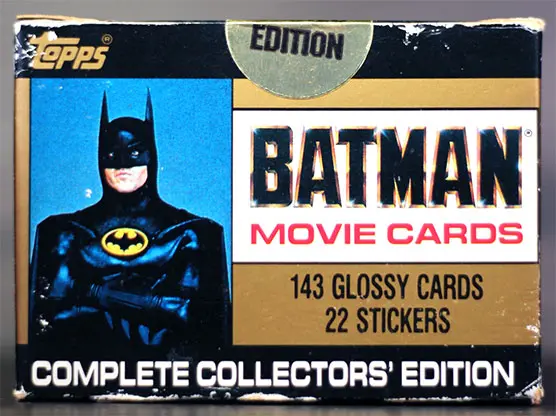 1989 Topps Batman Movie Cards Limited Edition Complete Set (1-143)
