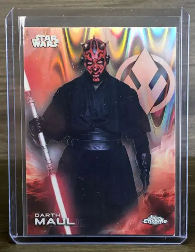 2025 Topps Chrome Darth Maul Raywave Refractor