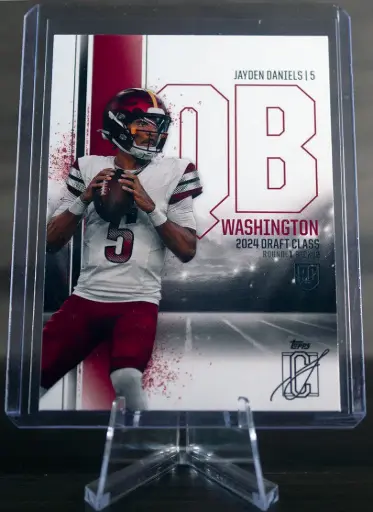 Jaden Daniels 2024 Topps Signature Class RC (BASE)