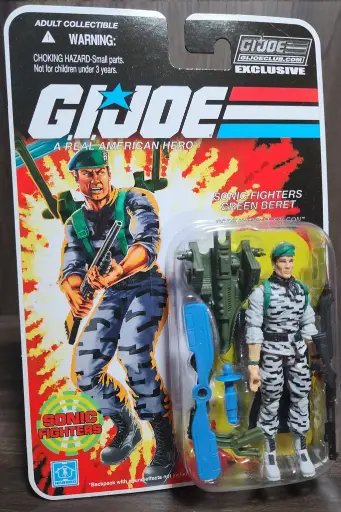 Sonic Fighters Lt. Falcon GI Joe Club Exclusive MOC