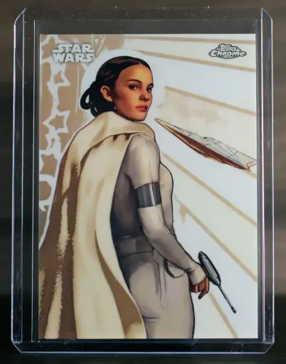2025 Topps Chrome Padme Amidala Galactic Grafitti