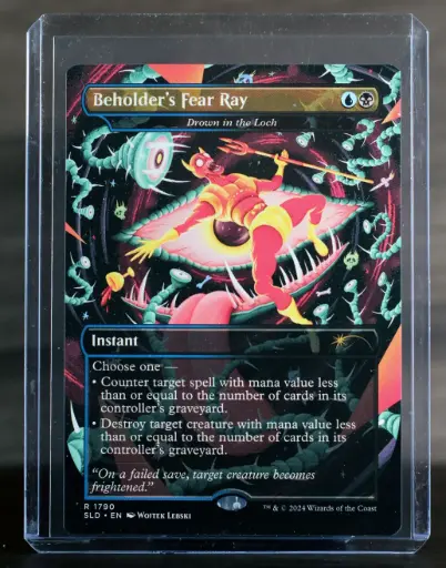 Beholder's Fear Ray - Drown in the Loch - Secret Lair #1790