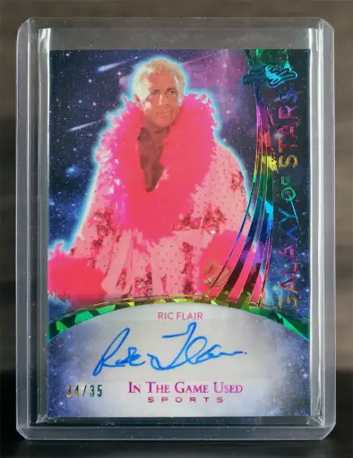 Ric Flair 2024 Leaf in The Game Used Autograph #34/35