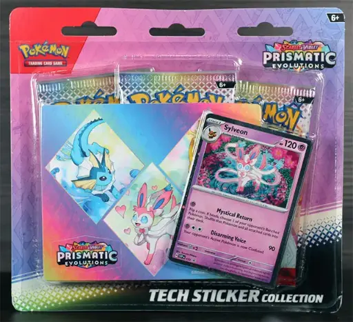 Prismatic Evolutions Tech Sticker Collection (Sylveon)
